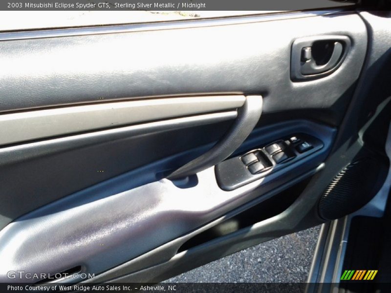 Sterling Silver Metallic / Midnight 2003 Mitsubishi Eclipse Spyder GTS
