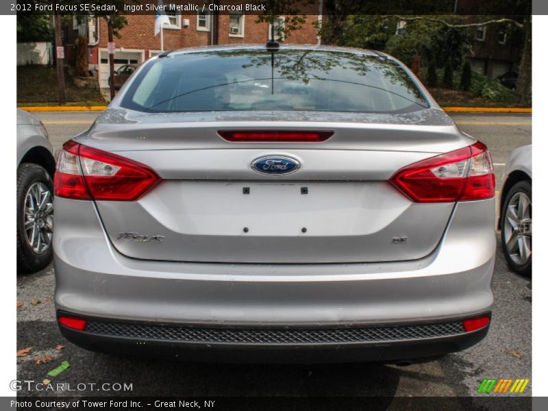 Ingot Silver Metallic / Charcoal Black 2012 Ford Focus SE Sedan