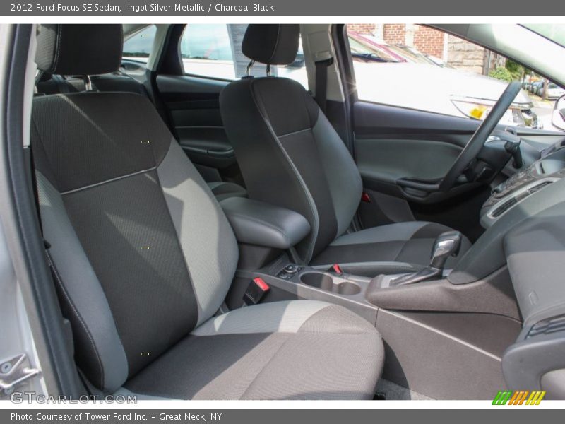 Ingot Silver Metallic / Charcoal Black 2012 Ford Focus SE Sedan