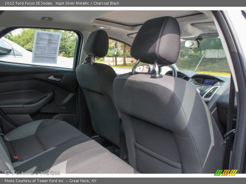 Ingot Silver Metallic / Charcoal Black 2012 Ford Focus SE Sedan