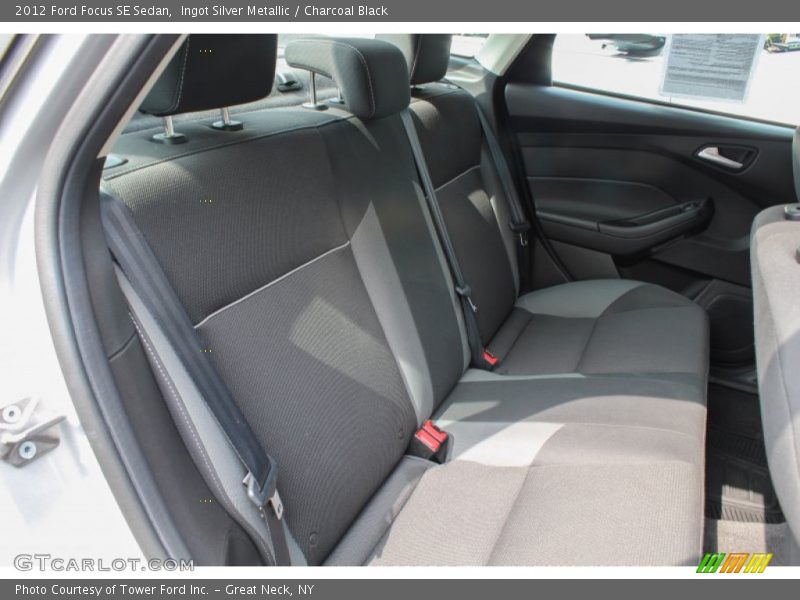 Ingot Silver Metallic / Charcoal Black 2012 Ford Focus SE Sedan