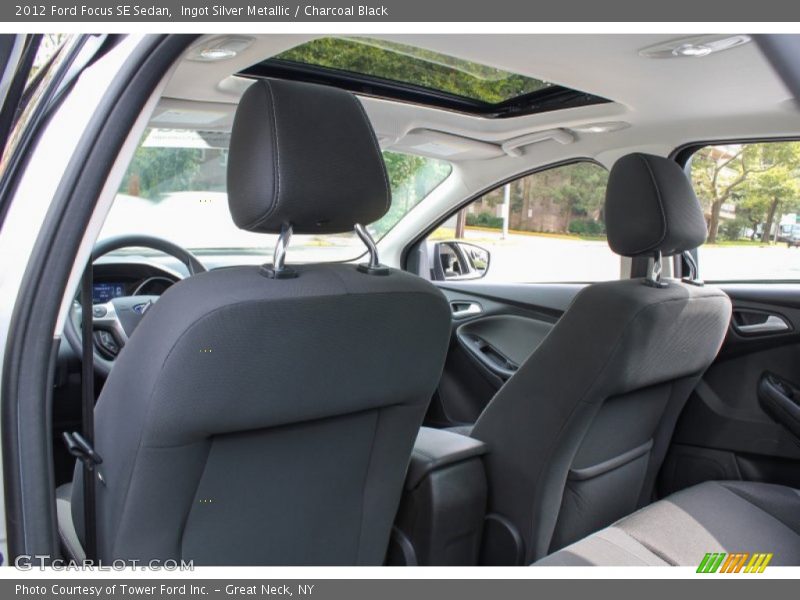 Ingot Silver Metallic / Charcoal Black 2012 Ford Focus SE Sedan