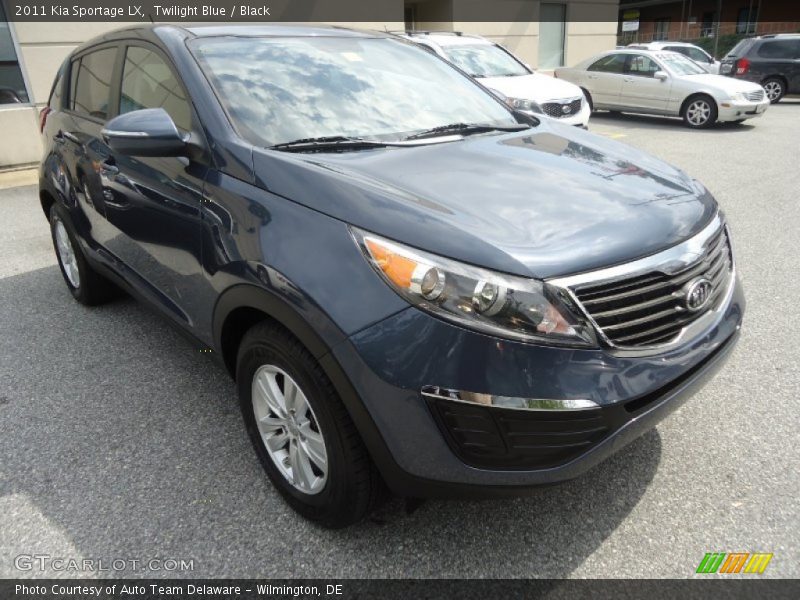 Twilight Blue / Black 2011 Kia Sportage LX