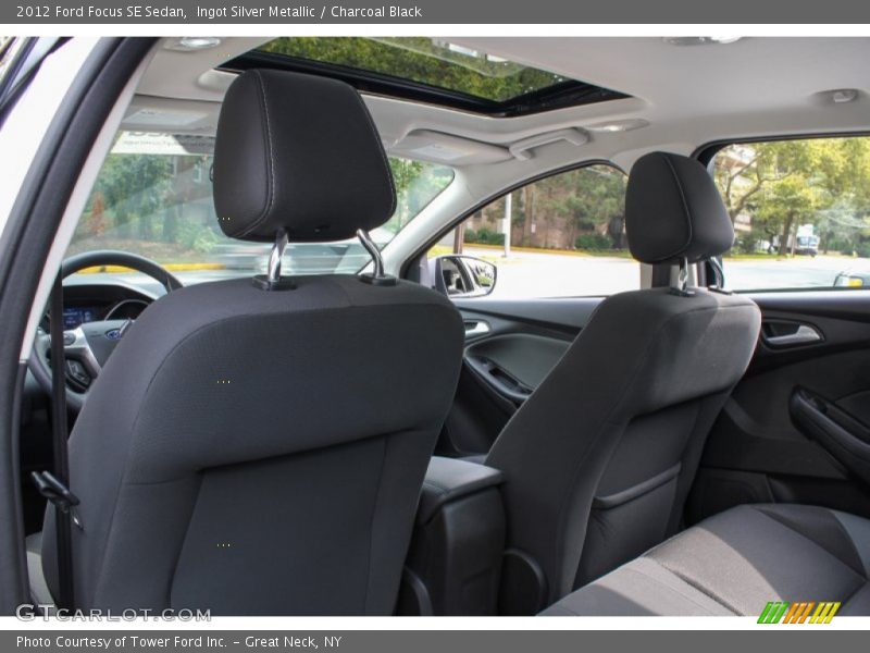 Ingot Silver Metallic / Charcoal Black 2012 Ford Focus SE Sedan