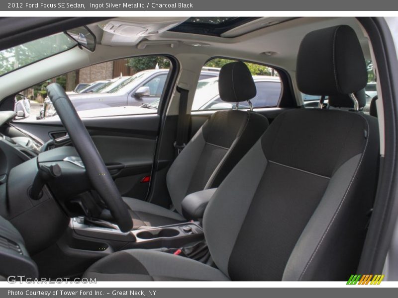 Ingot Silver Metallic / Charcoal Black 2012 Ford Focus SE Sedan