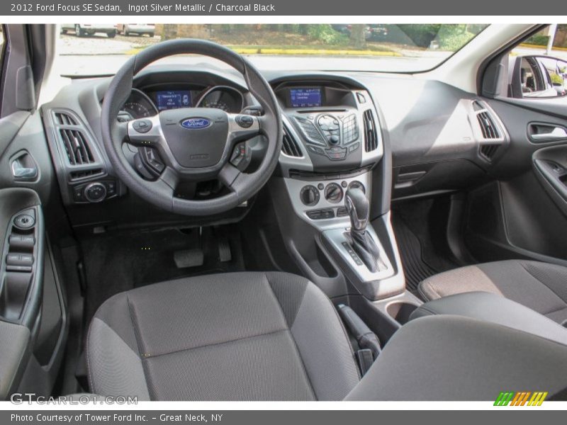 Ingot Silver Metallic / Charcoal Black 2012 Ford Focus SE Sedan