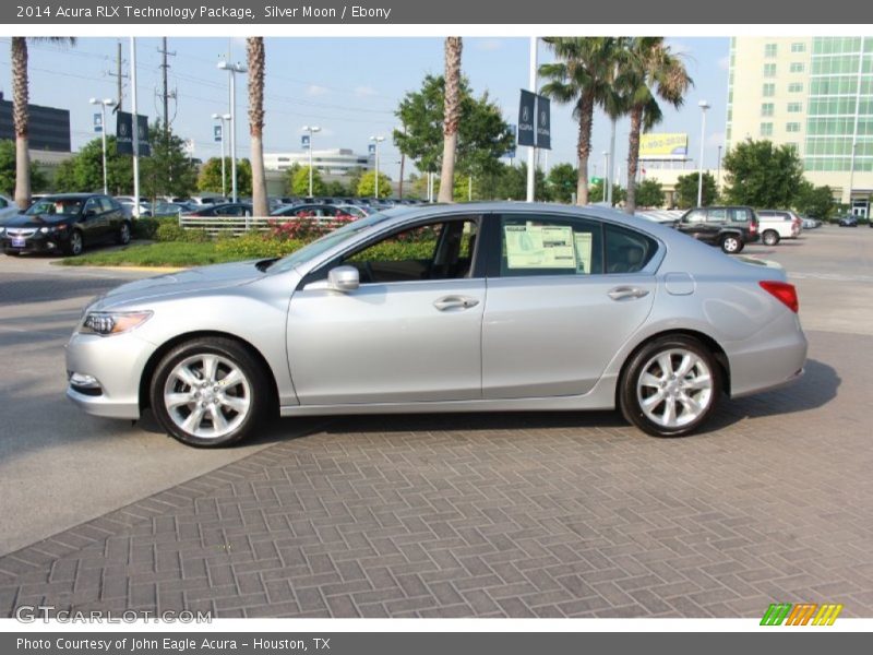 Silver Moon / Ebony 2014 Acura RLX Technology Package