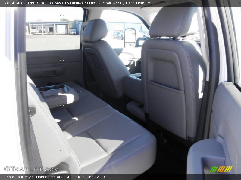Summit White / Dark Titanium 2014 GMC Sierra 3500HD Crew Cab Dually Chassis
