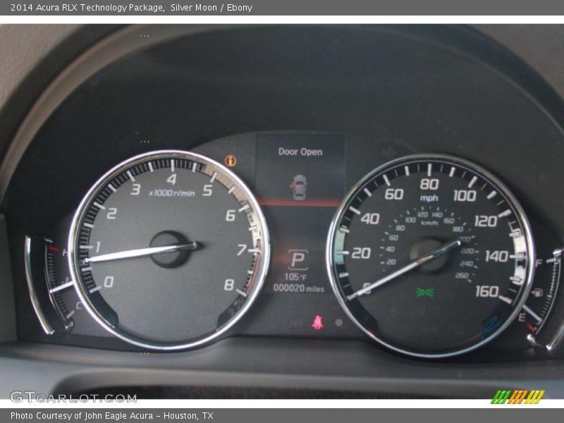 Silver Moon / Ebony 2014 Acura RLX Technology Package