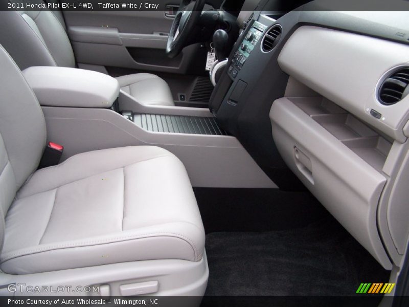 Taffeta White / Gray 2011 Honda Pilot EX-L 4WD