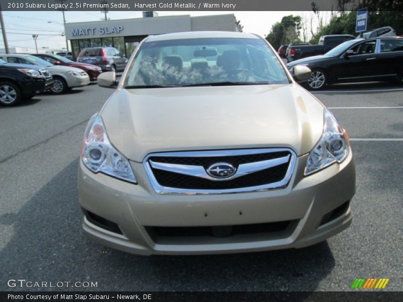 Harvest Gold Metallic / Warm Ivory 2010 Subaru Legacy 2.5i Premium Sedan