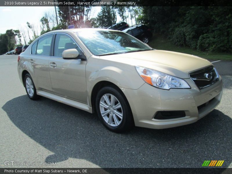 Harvest Gold Metallic / Warm Ivory 2010 Subaru Legacy 2.5i Premium Sedan