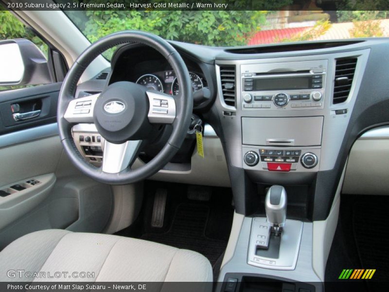 Harvest Gold Metallic / Warm Ivory 2010 Subaru Legacy 2.5i Premium Sedan