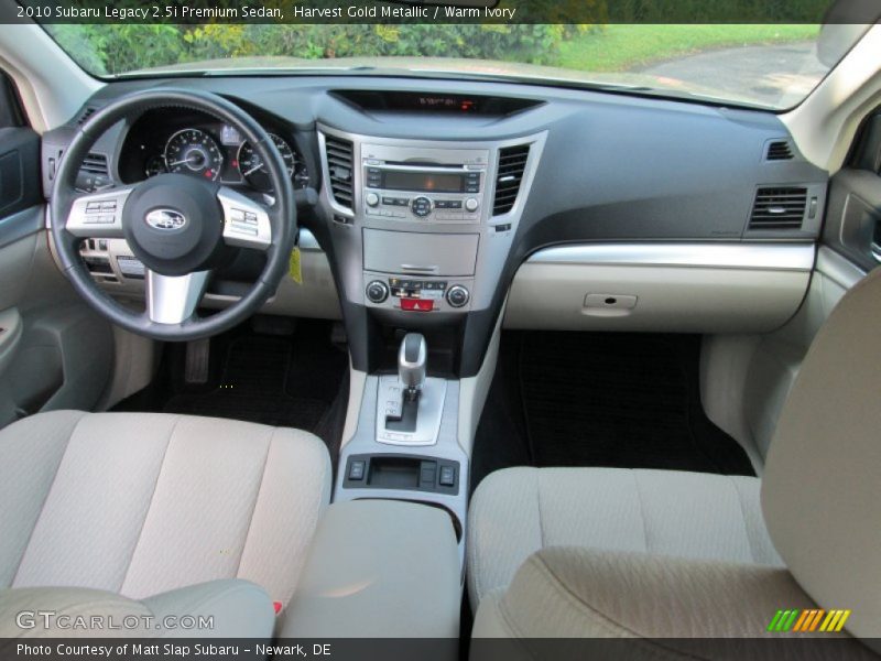 Harvest Gold Metallic / Warm Ivory 2010 Subaru Legacy 2.5i Premium Sedan