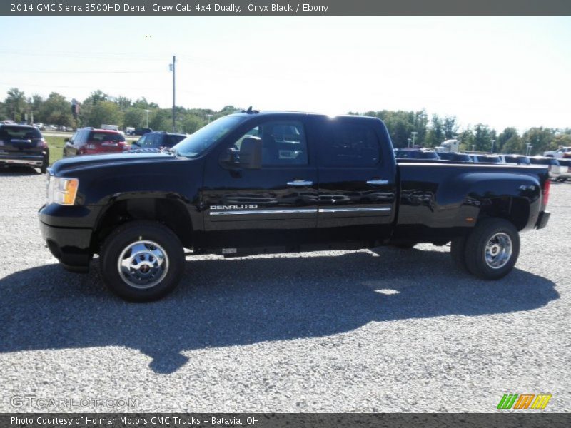  2014 Sierra 3500HD Denali Crew Cab 4x4 Dually Onyx Black