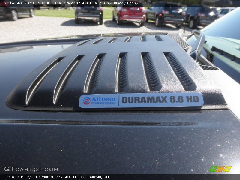 Onyx Black / Ebony 2014 GMC Sierra 3500HD Denali Crew Cab 4x4 Dually