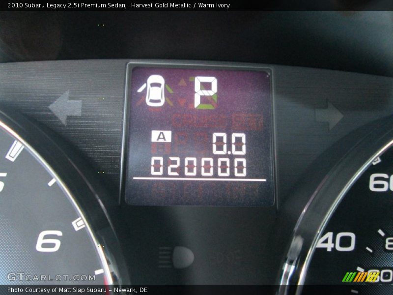Harvest Gold Metallic / Warm Ivory 2010 Subaru Legacy 2.5i Premium Sedan