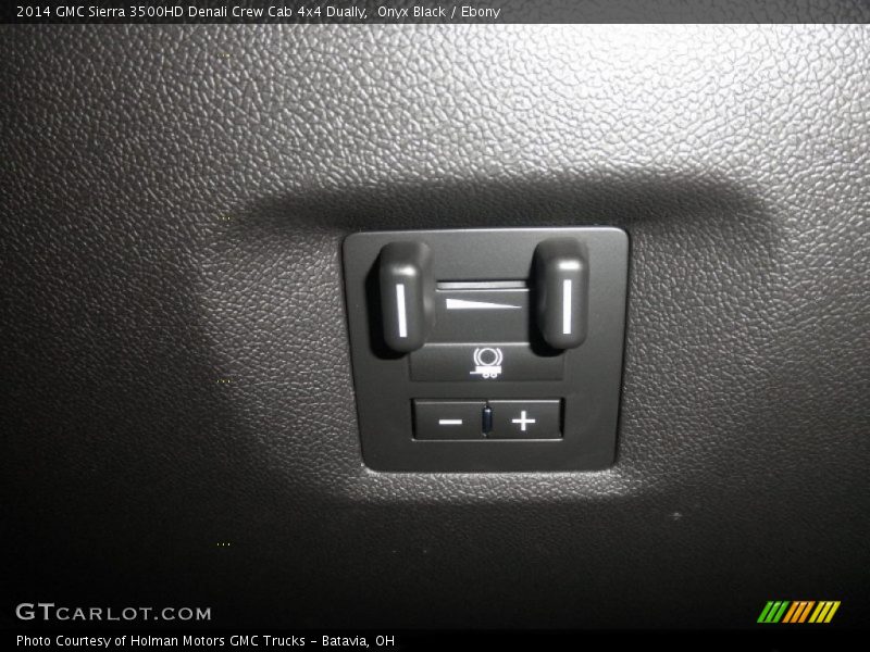 Onyx Black / Ebony 2014 GMC Sierra 3500HD Denali Crew Cab 4x4 Dually