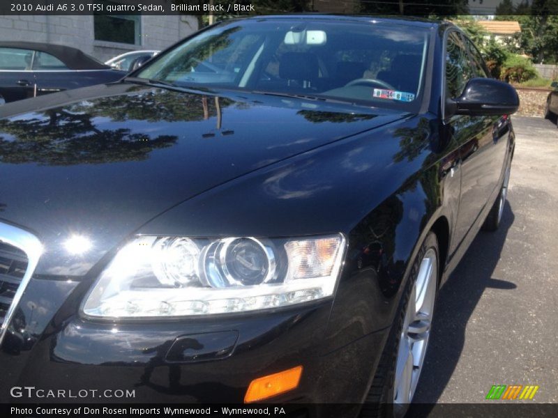 Brilliant Black / Black 2010 Audi A6 3.0 TFSI quattro Sedan
