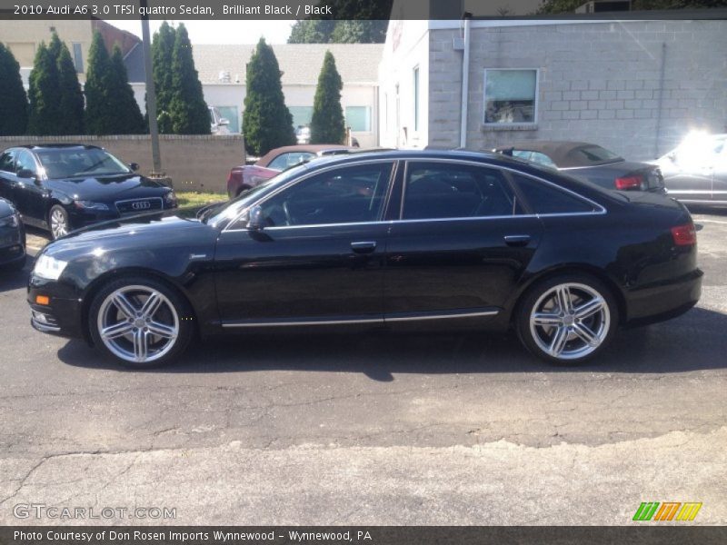 Brilliant Black / Black 2010 Audi A6 3.0 TFSI quattro Sedan