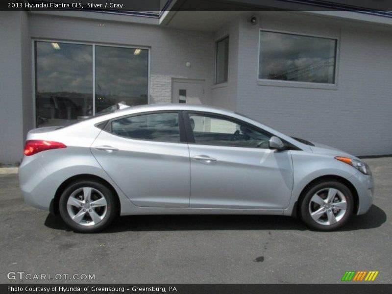 Silver / Gray 2013 Hyundai Elantra GLS