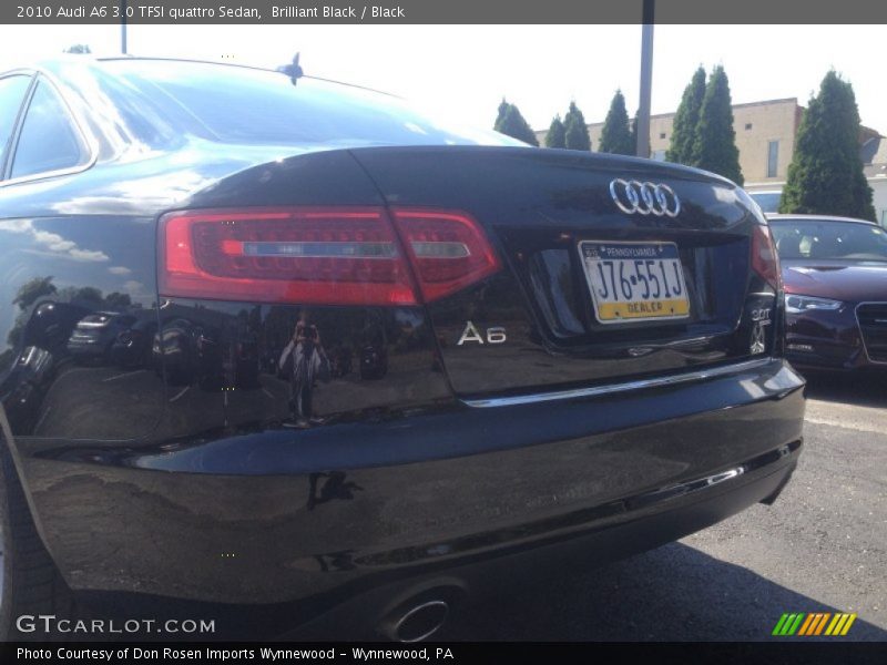 Brilliant Black / Black 2010 Audi A6 3.0 TFSI quattro Sedan