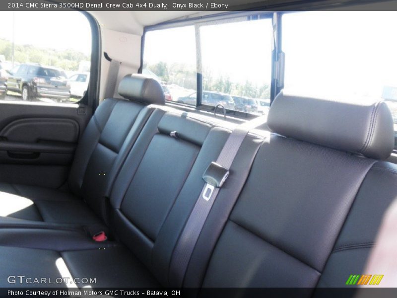 Onyx Black / Ebony 2014 GMC Sierra 3500HD Denali Crew Cab 4x4 Dually