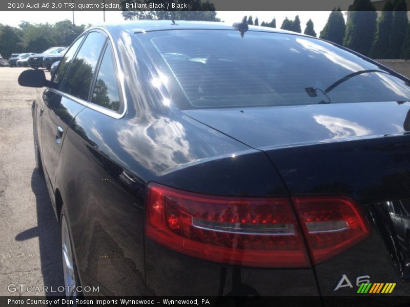 Brilliant Black / Black 2010 Audi A6 3.0 TFSI quattro Sedan