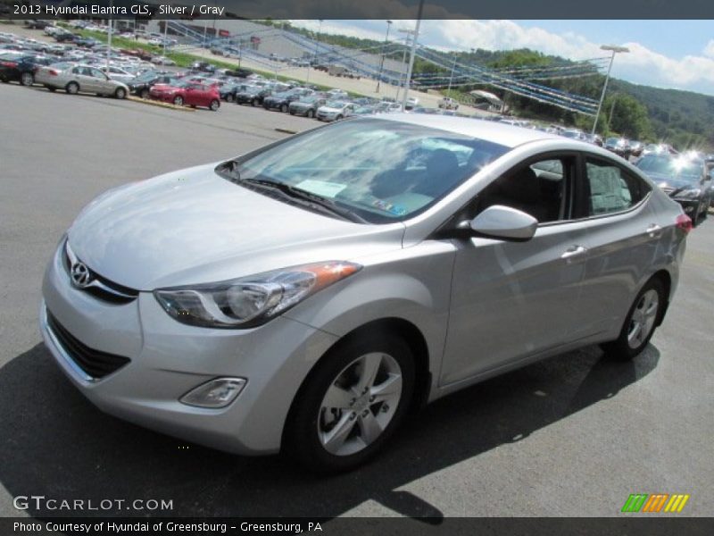 Silver / Gray 2013 Hyundai Elantra GLS