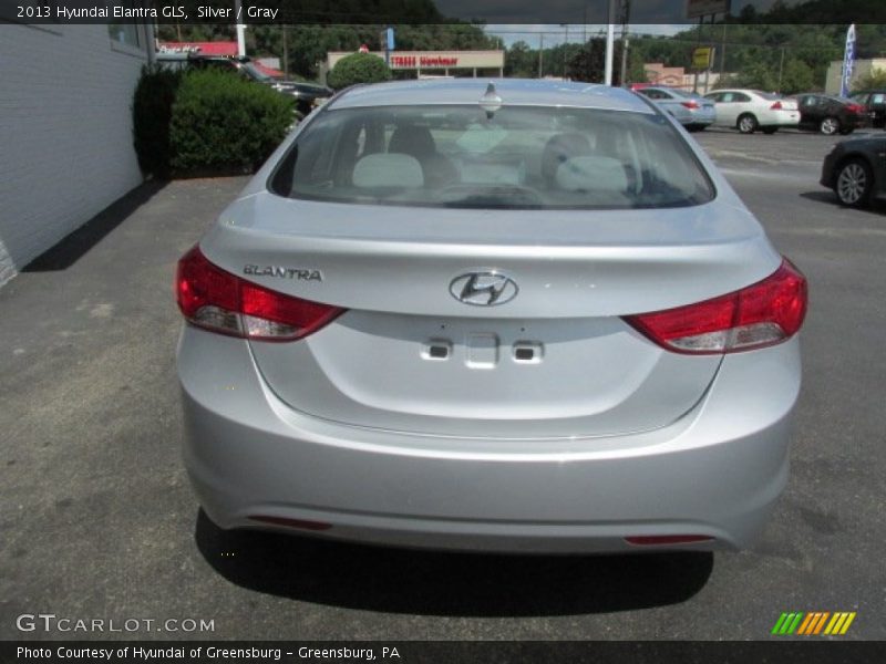 Silver / Gray 2013 Hyundai Elantra GLS