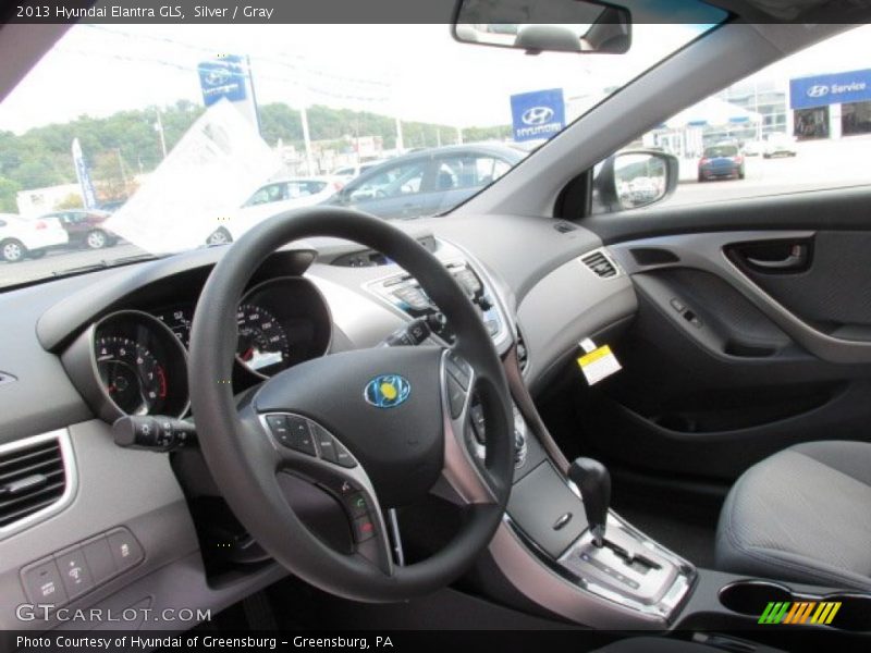 Silver / Gray 2013 Hyundai Elantra GLS