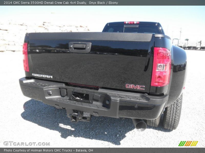 Onyx Black / Ebony 2014 GMC Sierra 3500HD Denali Crew Cab 4x4 Dually