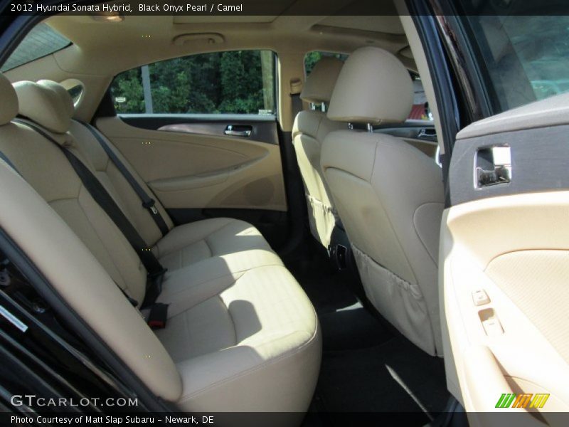 Black Onyx Pearl / Camel 2012 Hyundai Sonata Hybrid