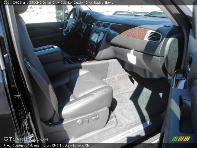 Onyx Black / Ebony 2014 GMC Sierra 3500HD Denali Crew Cab 4x4 Dually