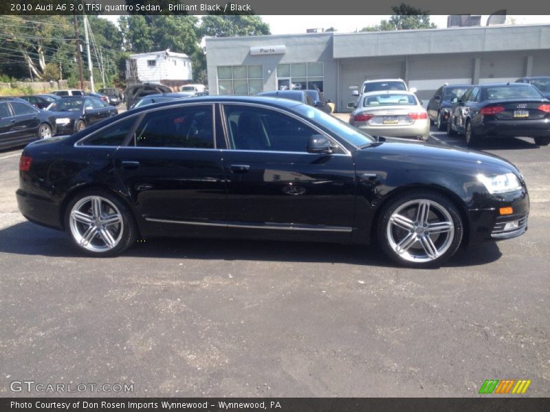 Brilliant Black / Black 2010 Audi A6 3.0 TFSI quattro Sedan