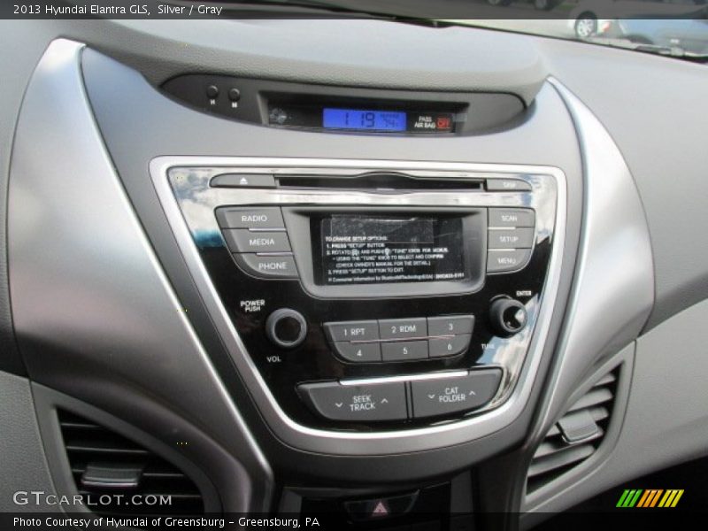 Silver / Gray 2013 Hyundai Elantra GLS