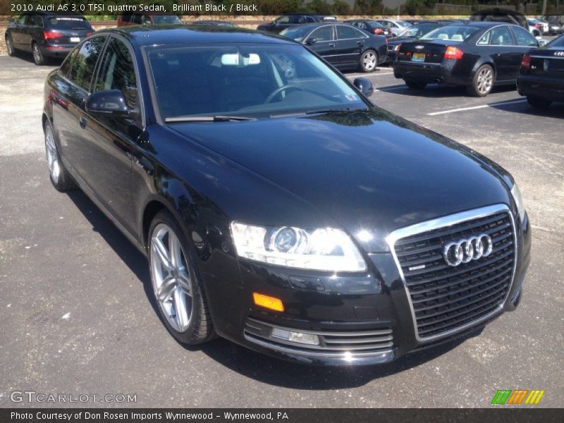 Brilliant Black / Black 2010 Audi A6 3.0 TFSI quattro Sedan