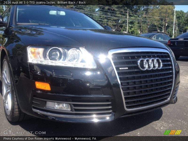 Brilliant Black / Black 2010 Audi A6 3.0 TFSI quattro Sedan