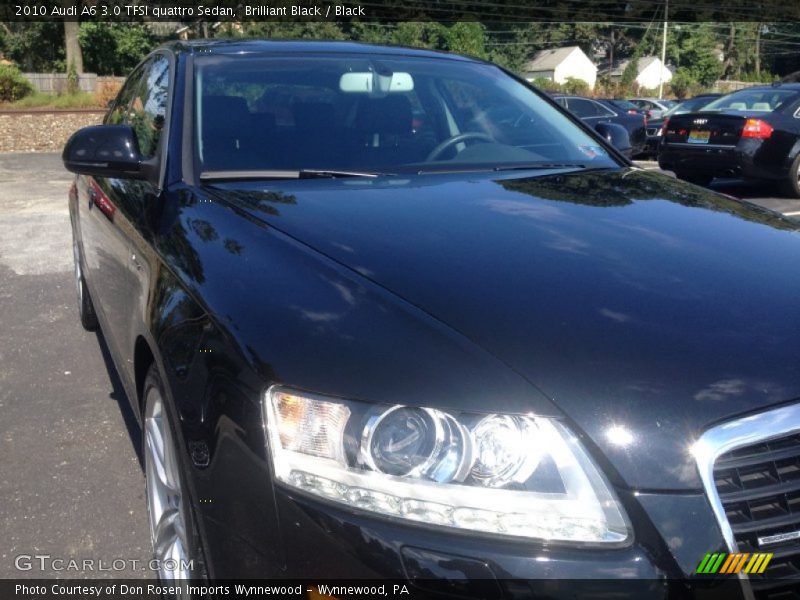 Brilliant Black / Black 2010 Audi A6 3.0 TFSI quattro Sedan
