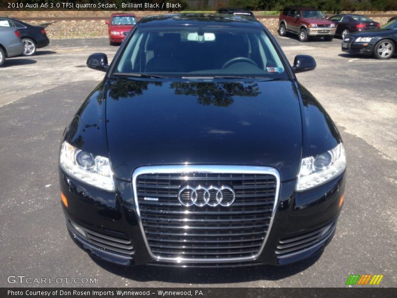 Brilliant Black / Black 2010 Audi A6 3.0 TFSI quattro Sedan