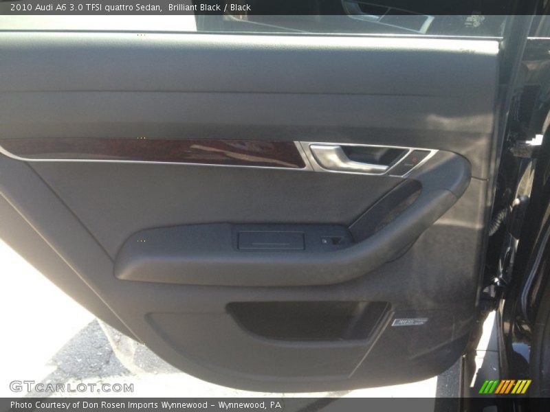Brilliant Black / Black 2010 Audi A6 3.0 TFSI quattro Sedan