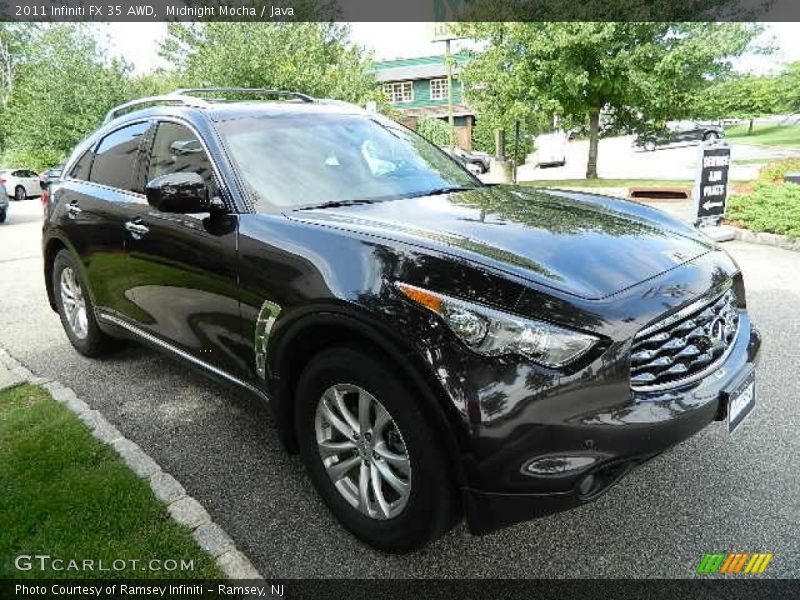 Midnight Mocha / Java 2011 Infiniti FX 35 AWD
