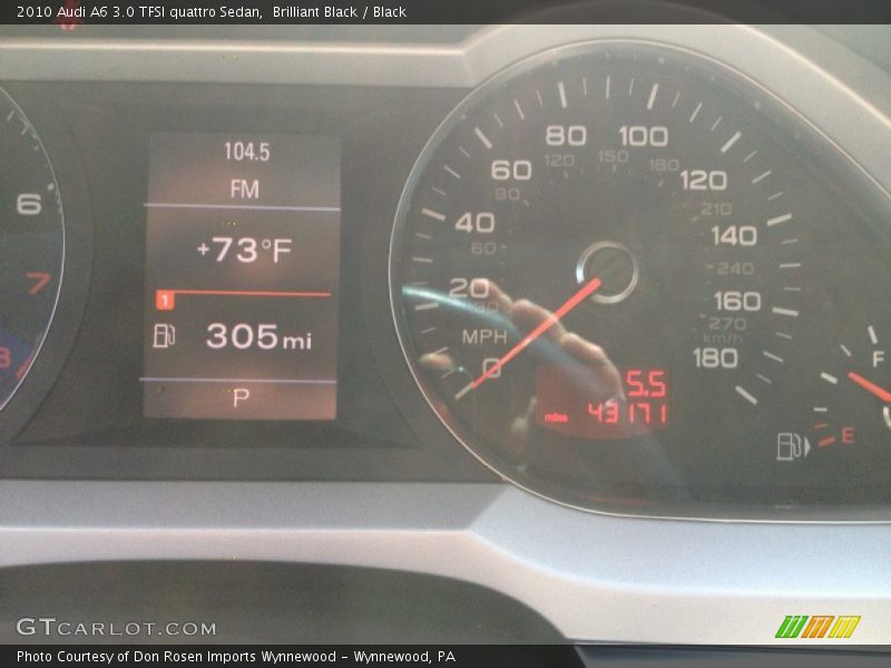 Brilliant Black / Black 2010 Audi A6 3.0 TFSI quattro Sedan