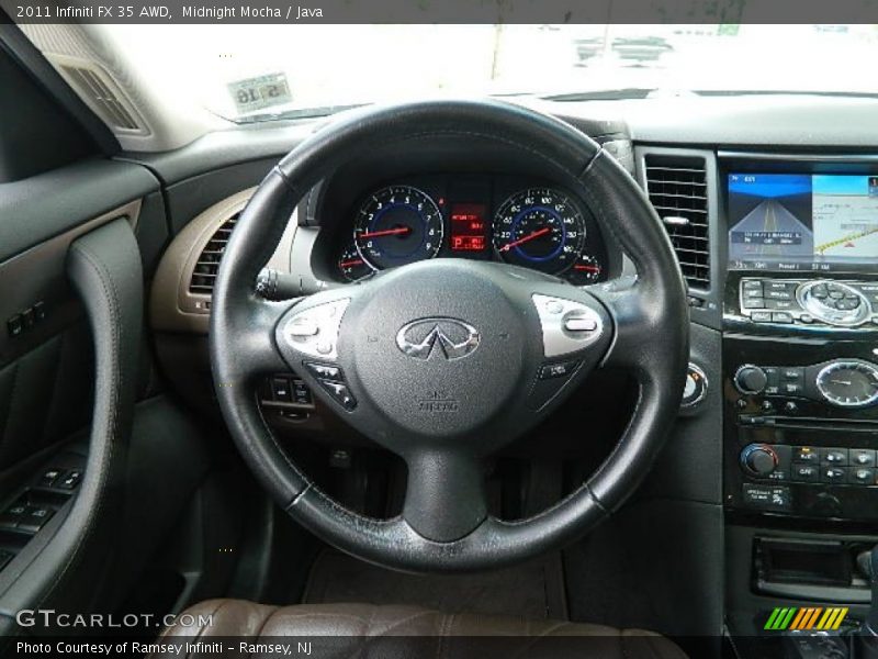 Midnight Mocha / Java 2011 Infiniti FX 35 AWD