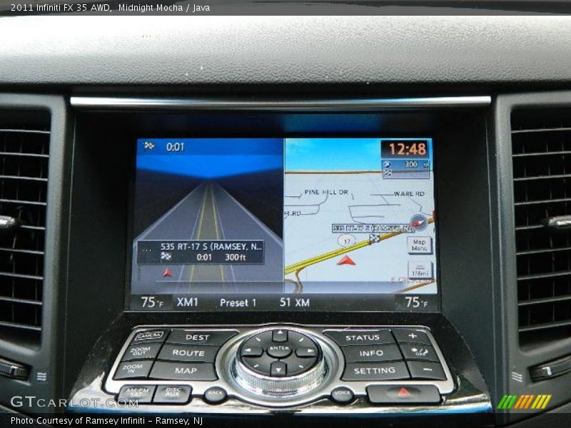 Midnight Mocha / Java 2011 Infiniti FX 35 AWD