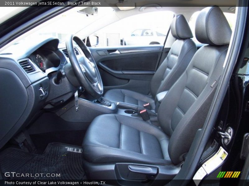 Black / Titan Black 2011 Volkswagen Jetta SE Sedan