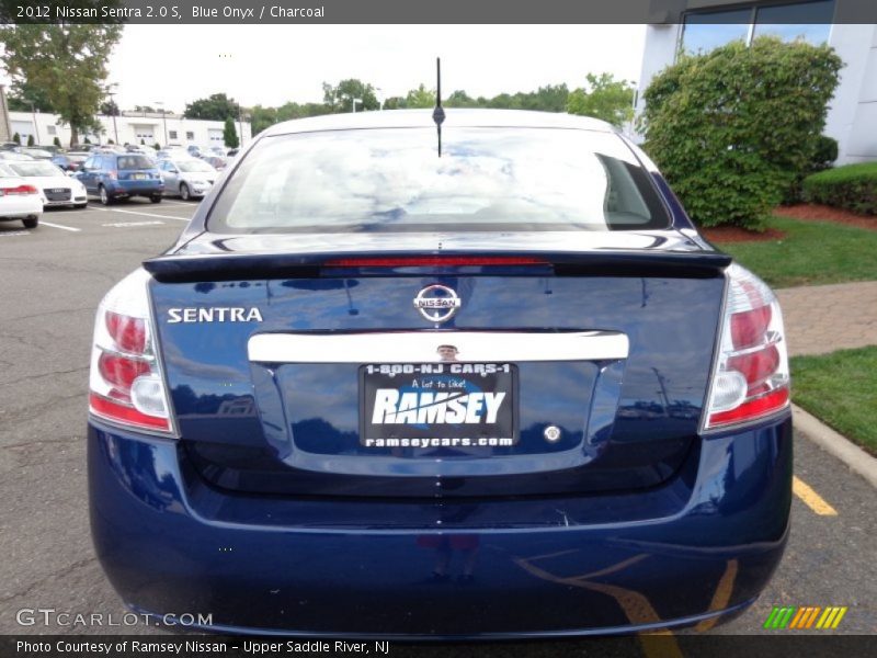 Blue Onyx / Charcoal 2012 Nissan Sentra 2.0 S