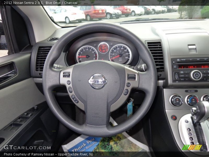 Blue Onyx / Charcoal 2012 Nissan Sentra 2.0 S