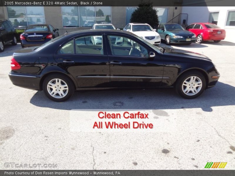 Black / Stone 2005 Mercedes-Benz E 320 4Matic Sedan