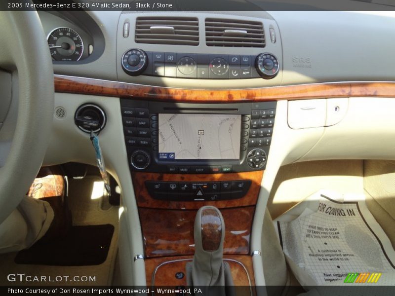 Black / Stone 2005 Mercedes-Benz E 320 4Matic Sedan